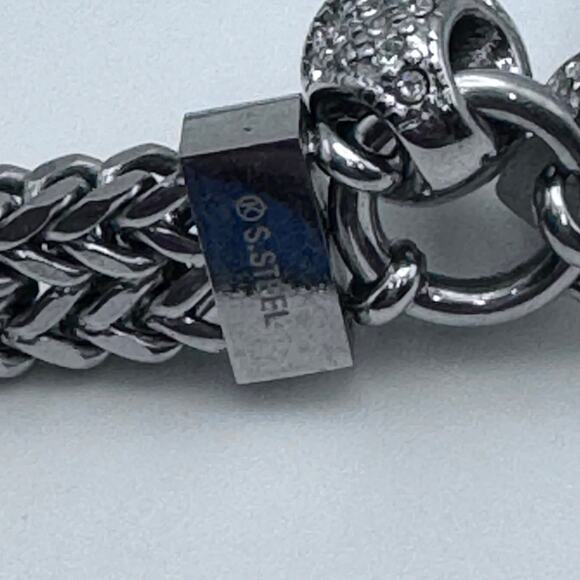 Women’s Stainless Steel Necklace and Earring Set - Picture 4 of 4